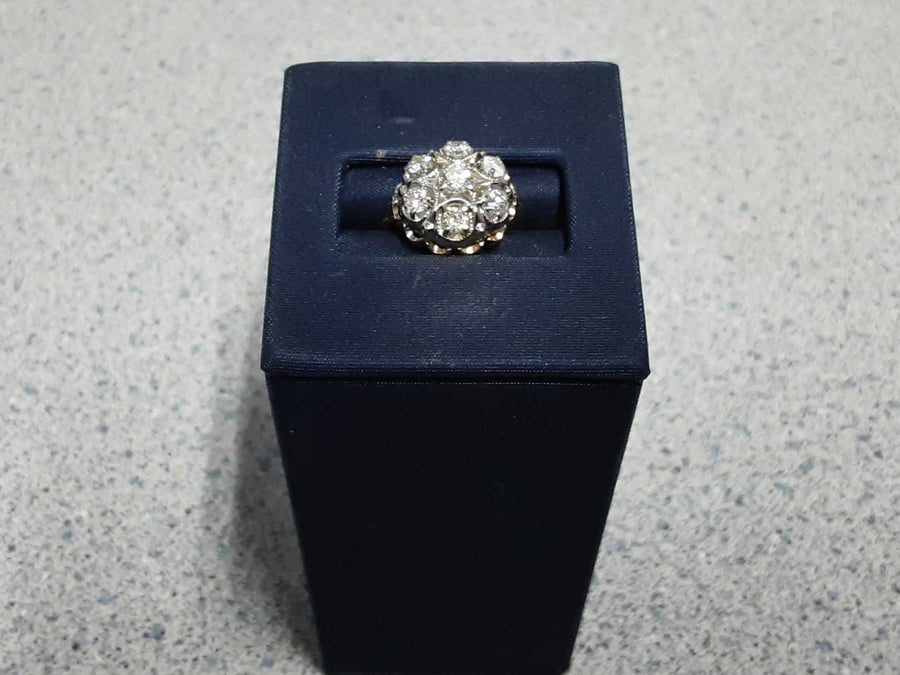 Women's Ring - Yellow Gold 14k (.585) 5.4 grams Size 7.5