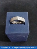 Women's Ring - Anniversary - White Gold 14k (.585) 5.6 grams Size 4.5