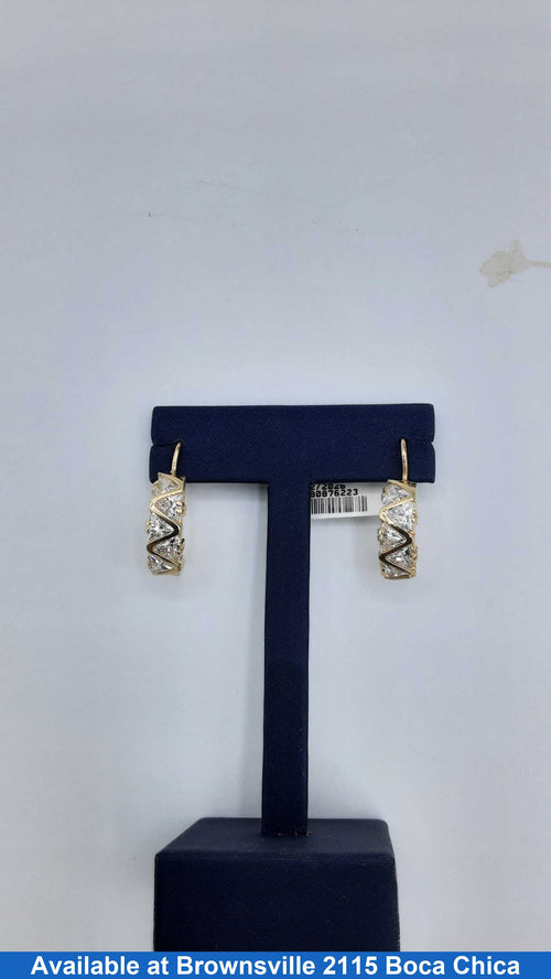Earrings - Yellow Gold 14k (.585) 6.7 grams