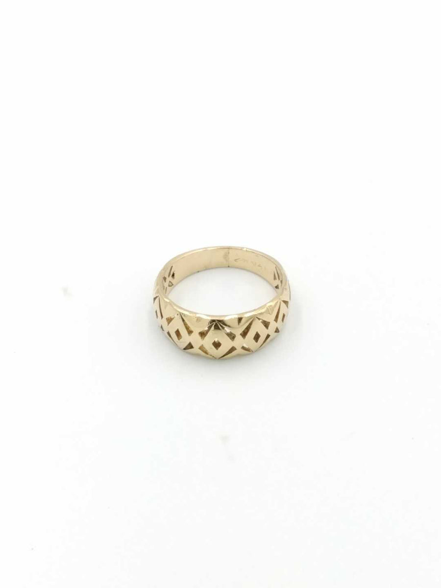 Men's Ring - Yellow Gold 10k (.417) 3.5 grams Size 5.5