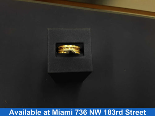 Ring - Wedding Band - Yellow Gold 14k (.585) 2.1 grams Size 10