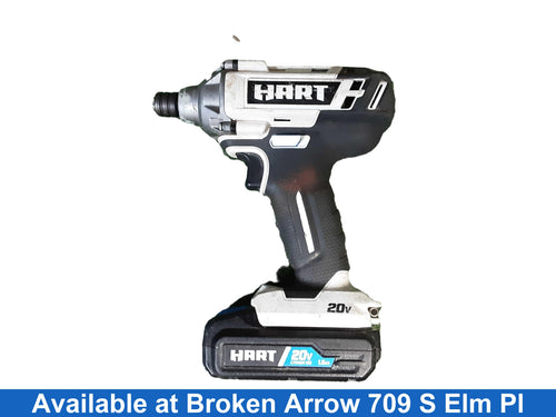 Hart Hpid01 White Cordless Impact Drill