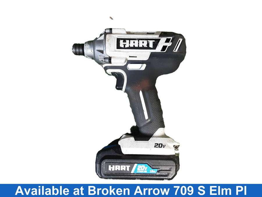 Hart Hpid01 White Cordless Impact Drill