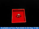 Women's Ring - Solitaire - White Gold 14k (.585) 4.2 grams Size 8