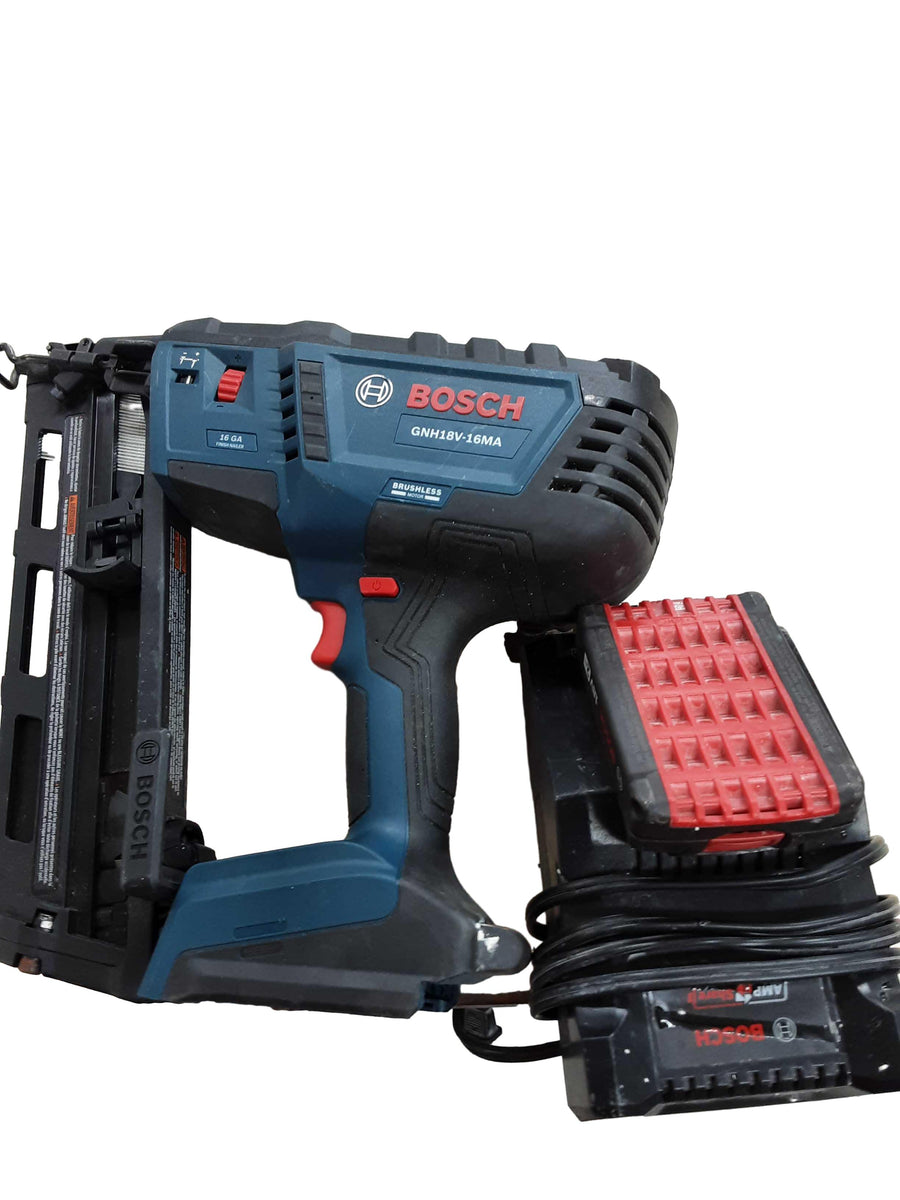 Bosch Gnh18v-16ma Blue Cordless Brad Nailer