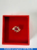 Women's Ring - Yellow Gold 10k (.417) 1.8 grams Size 7