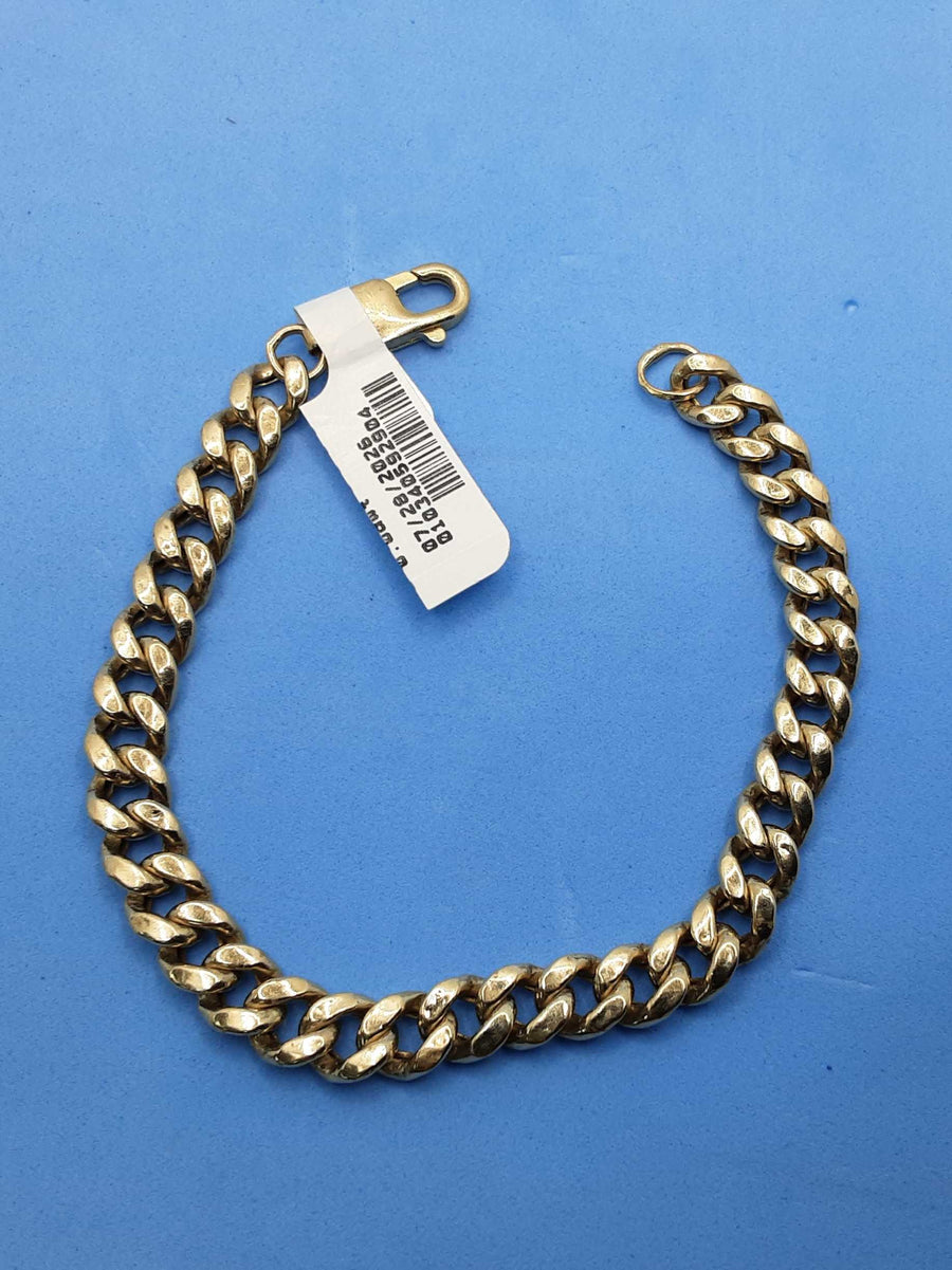 Cuban Link Bracelet - Yellow Gold 10k (.417) 7.2 grams 6 inch
