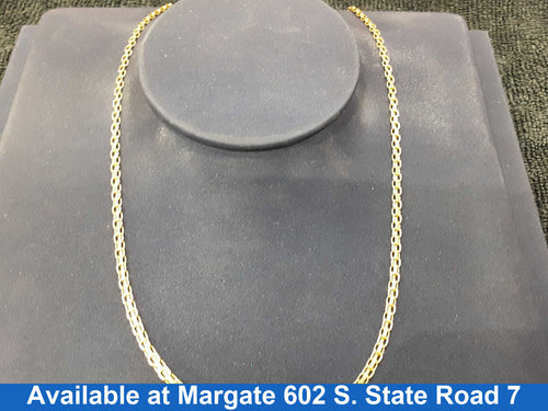 Chain - Yellow Gold 14k (.585) 5.2 grams 17 inch