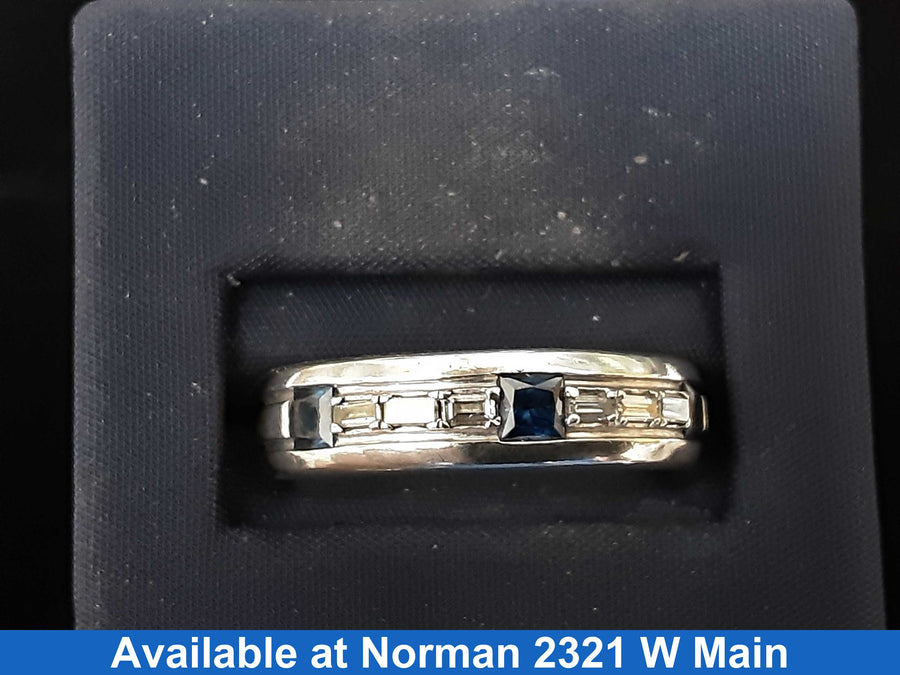 Ring - Wedding Band - White Gold 10k (.417) 3.9 grams Size 9
