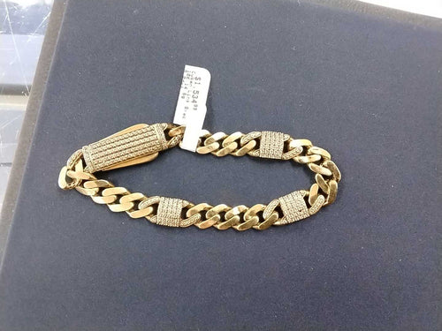 Cuban Link Bracelet - Yellow Gold 10k (.417) 14.6 grams 8 inch