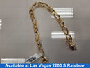 Figaro Bracelet - Yellow Gold 18k (.750) 27 grams 14 inch