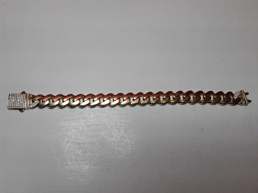 Cuban Link Bracelet - Yellow Gold 14k (.585) 27.6 grams 9 inch