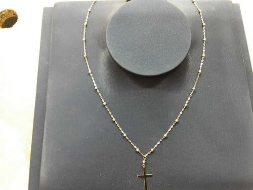 Chain - Tricolor Gold 14k (.585) 1.7 grams 18 inch
