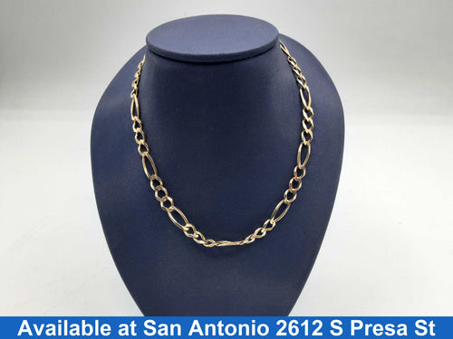 Figaro Chain - Yellow Gold 10k (.417) 12.6 grams 20 inch