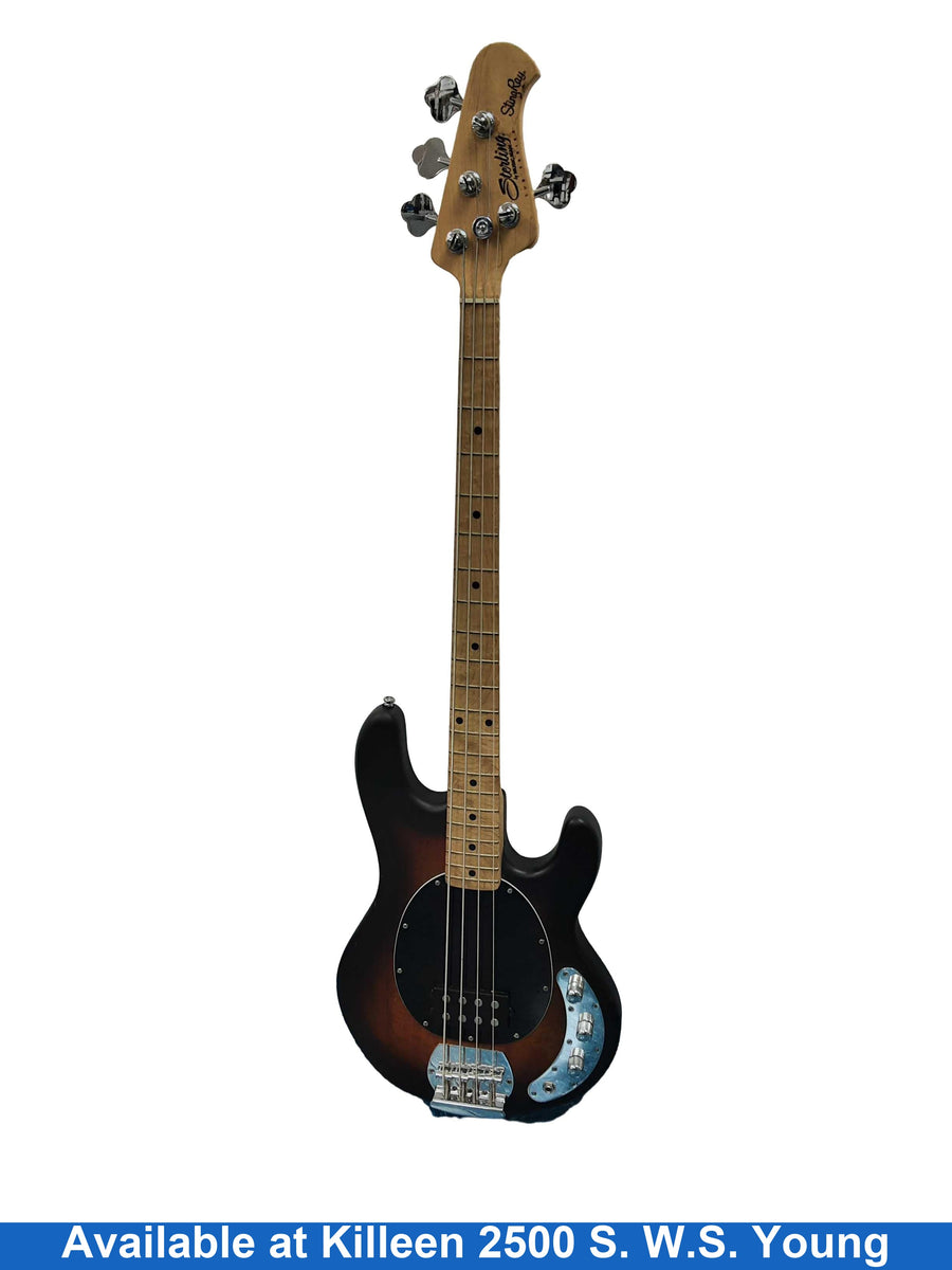 Sterling Sting Ray Black Electric Bass Guitar