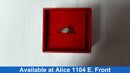 Women's Ring - Solitaire - White Gold 10k (.417) 2 grams Size 8