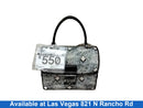 Mcm Jacquard Monogram Gray Purse / Handbag