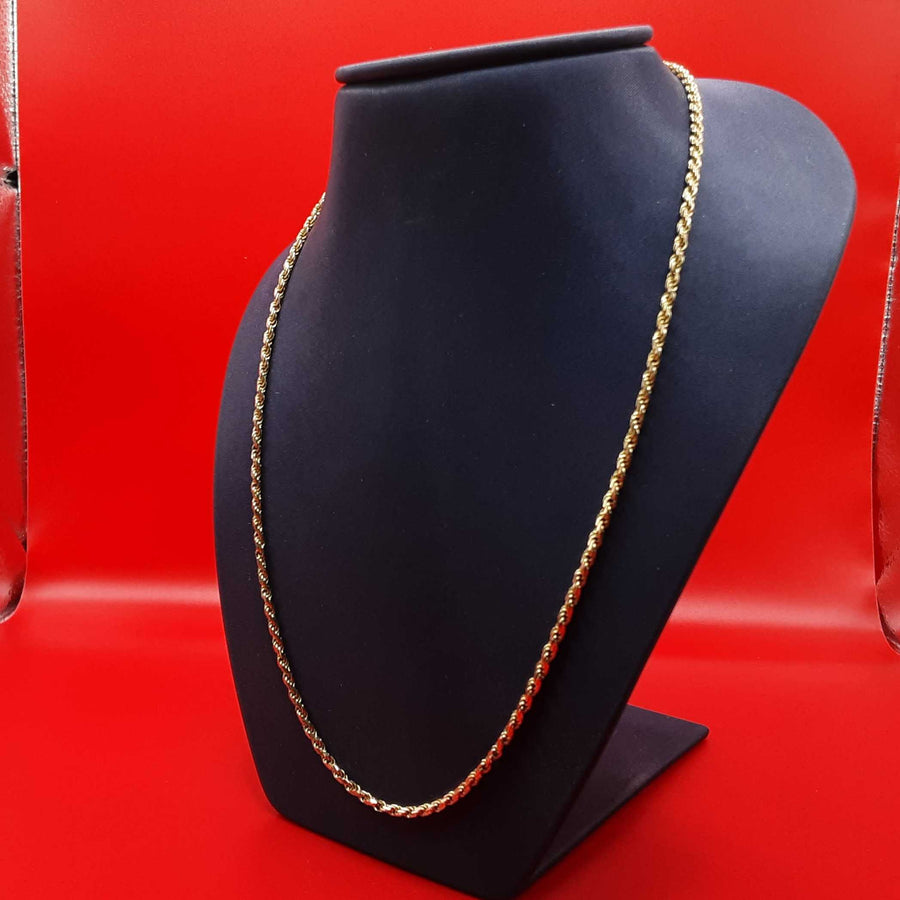 Rope Chain - Yellow Gold 10k (.417) 10.8 grams 28 inch
