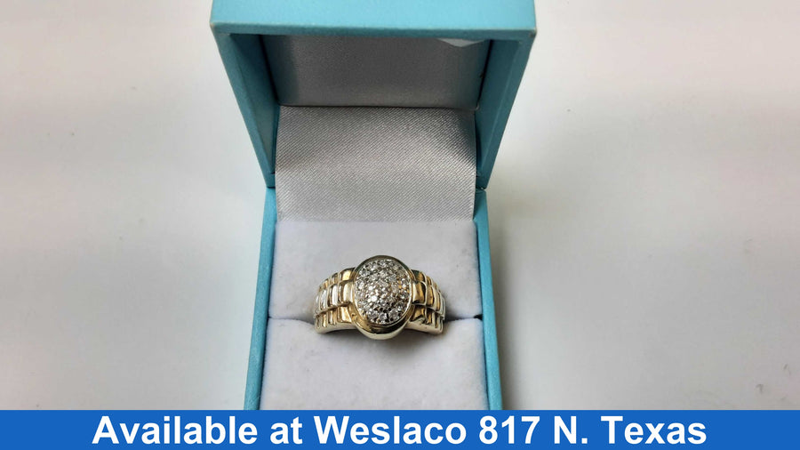 Men's Ring - Yellow Gold 10k (.417) 6.2 grams Size 9