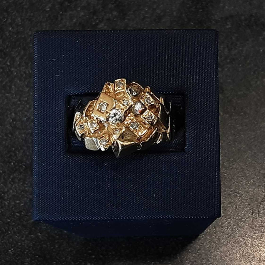 Women's Ring - Yellow Gold 14k (.585) 10.6 grams Size 11