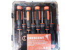 Crescent 8 Piece Black Screwdriver