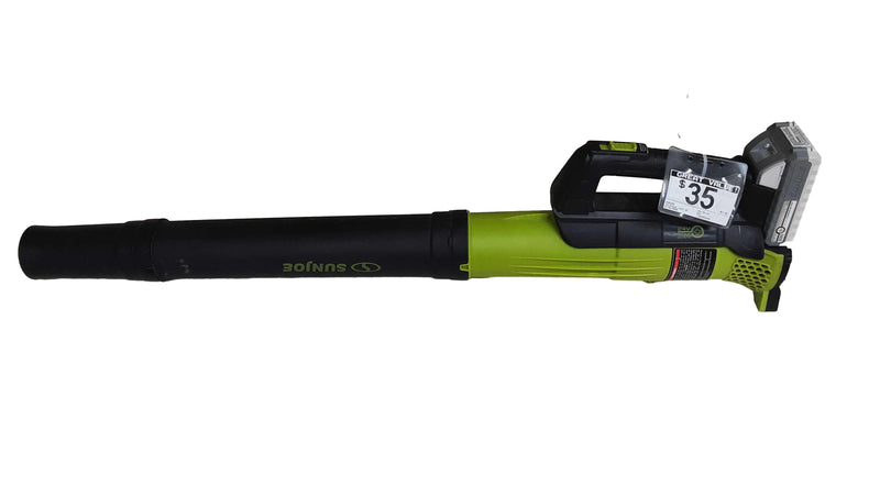 Sunjoe 24v-tb-lte Green Cordless Leaf Blower