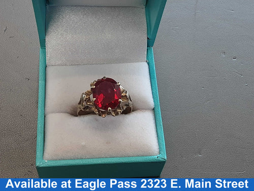Women's Ring - Yellow Gold 10k (.417) 3.5 grams Size 9.5