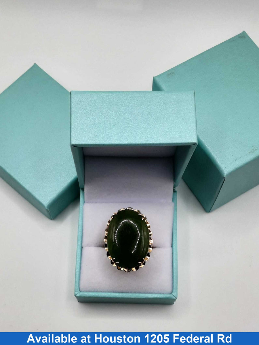 Women's Ring - Yellow Gold 10k (.417) 7 grams Size 9.5