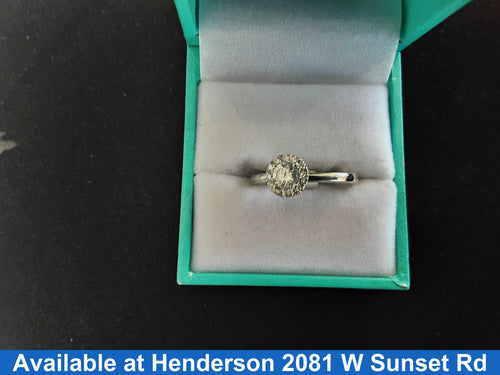 Ring - Engagement Set - White Gold 14k (.585) 3.9 grams Size 8.5