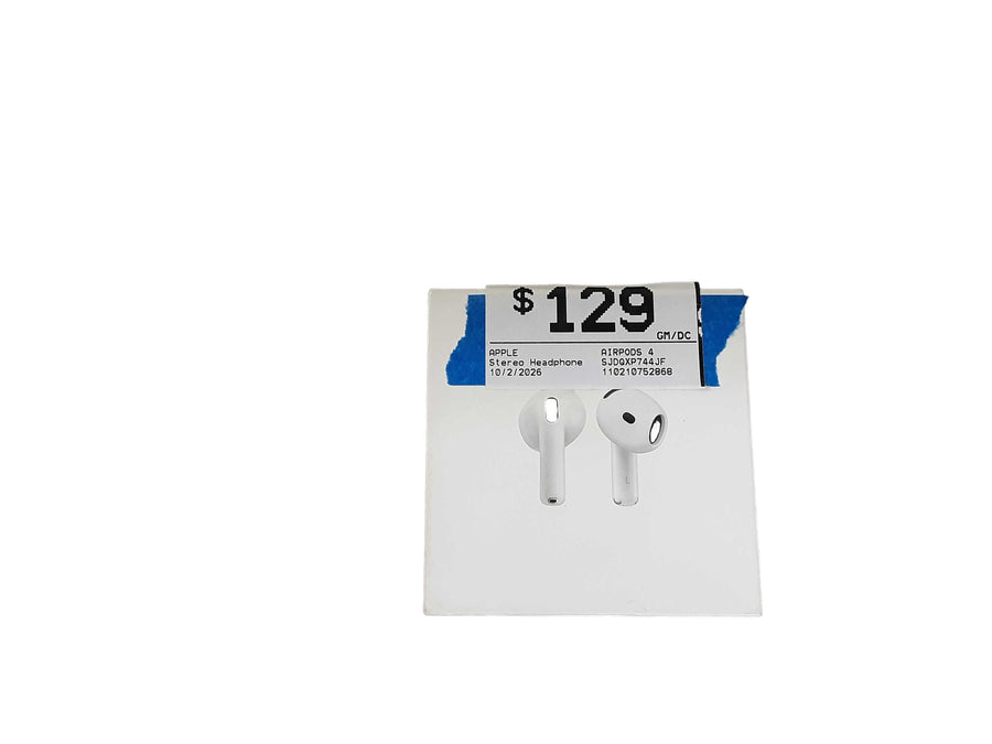 Apple Airpods 4 White Stereo Headphone