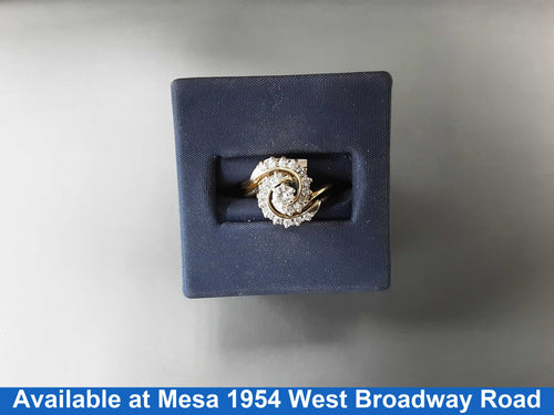 Women's Ring - Yellow Gold 14k (.585) 5.4 grams Size 7