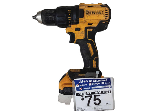 Dewalt Dcd777 Yellow Cordless Standard Drill