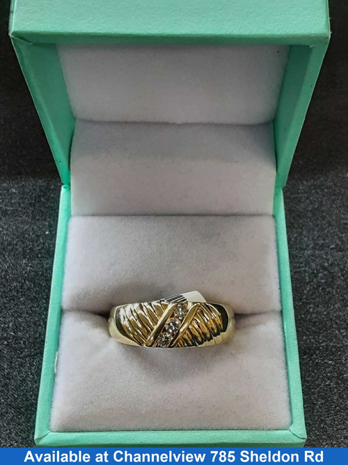 Ring - Wedding Band - Yellow Gold 14k (.585) 5.9 grams Size 10