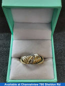 Ring - Wedding Band - Yellow Gold 14k (.585) 5.9 grams Size 10
