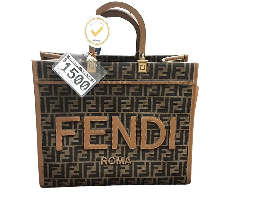 Fendi 8bh386 Brown Purse / Handbag