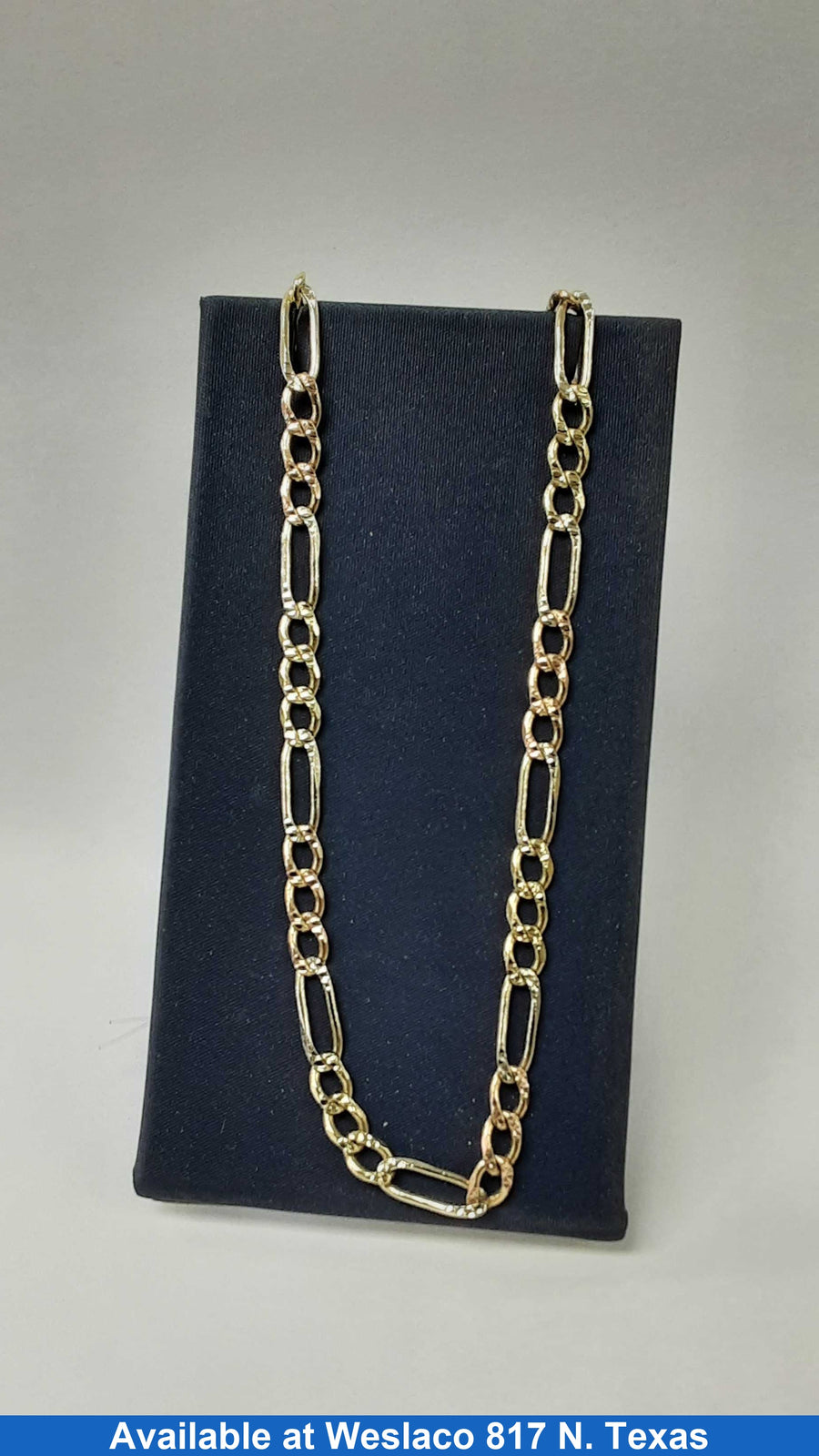 Figaro Chain - Yellow Gold 10k (.417) 14.4 grams 22 inch