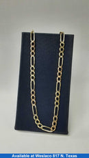 Figaro Chain - Yellow Gold 10k (.417) 14.4 grams 22 inch