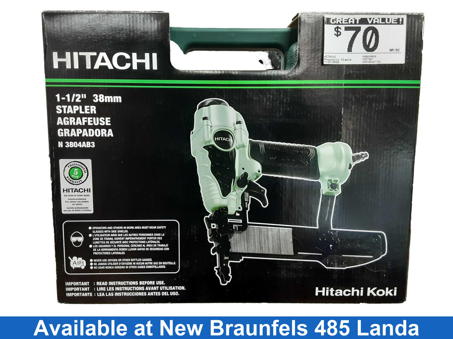 Hitachi N3804ab3s Gray Pneumatic Stapler