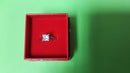 Women's Ring - Solitaire - White Gold 14k (.585) 4.7 grams Size 7.5