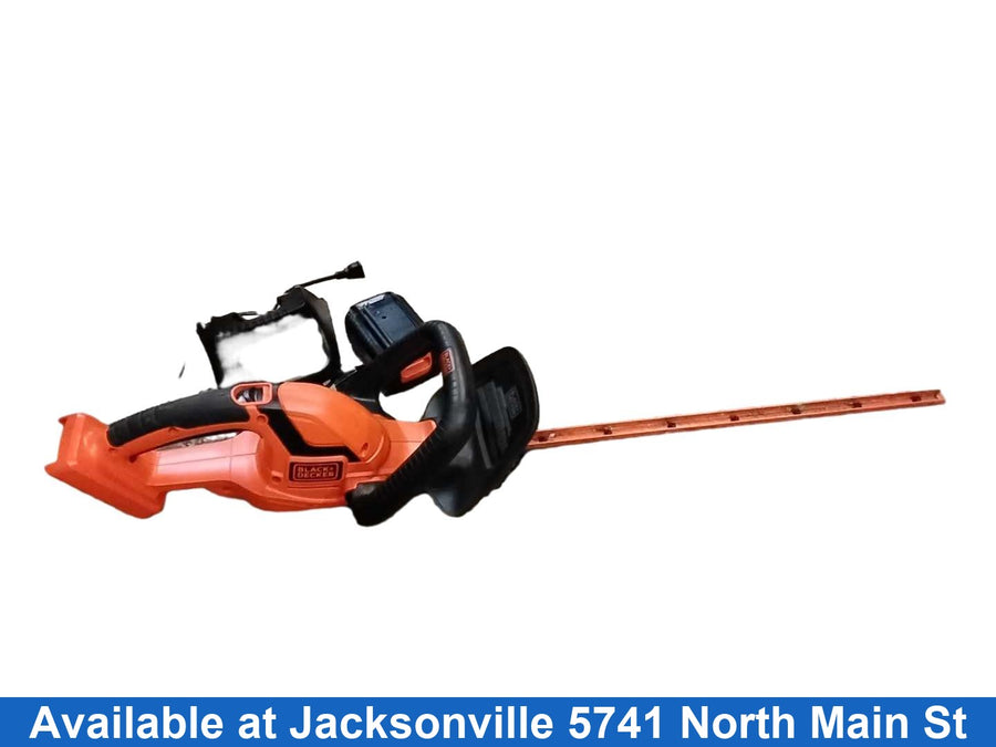 Black And Decker Lht2436 Orange Cordless Hedge Trimmer