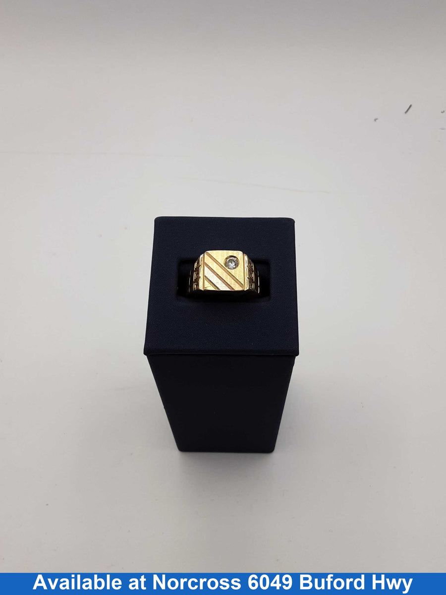 Men's Ring - Tricolor Gold 14k (.585) 6.3 grams Size 20