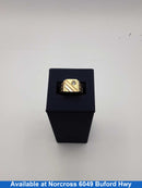 Men's Ring - Tricolor Gold 14k (.585) 6.3 grams Size 20