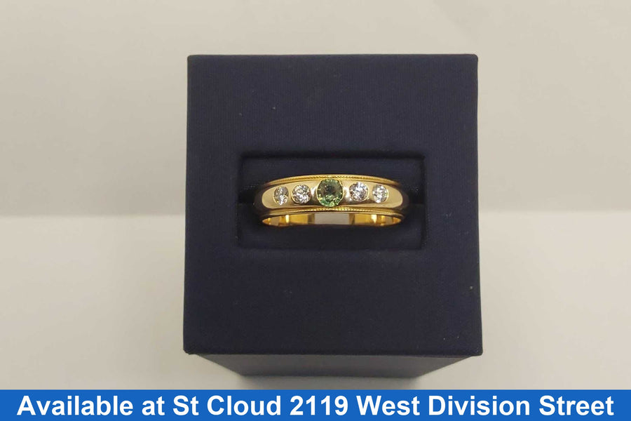 Ring - Wedding Band - Yellow Gold 14k (.585) 4.16 grams Size 7
