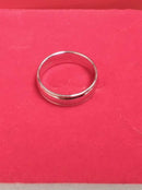 Ring - Wedding Band - White Gold 14k (.585) 5.4 grams Size 10