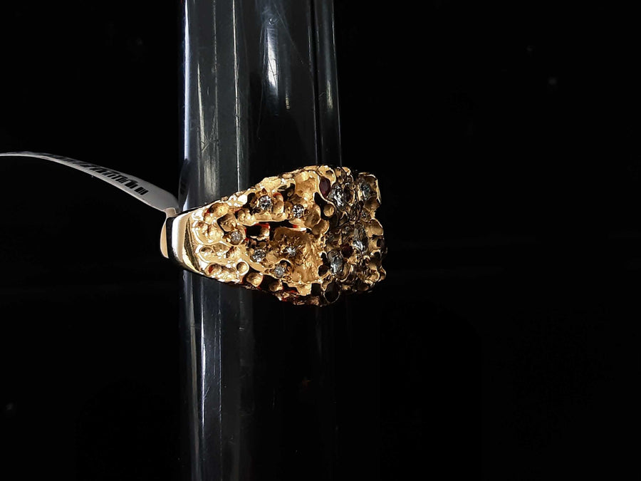 Men's Ring - Yellow Gold 14k (.585) 8.9 grams Size 12