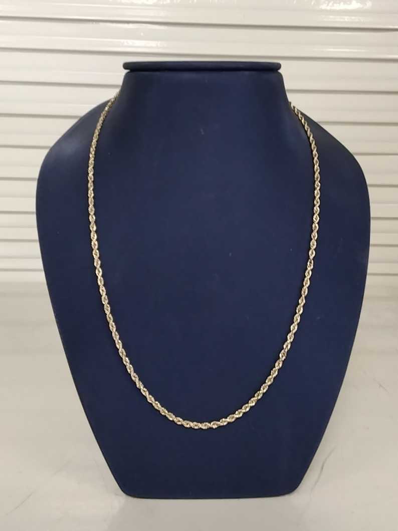 Rope Chain - Yellow Gold 10k (.417) 3 grams 18 inch