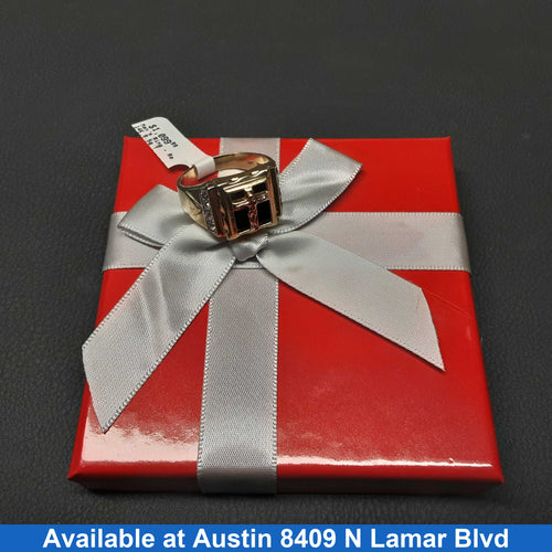 Men's Ring - Yellow Gold 14k (.585) 9.5 grams Size 12