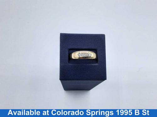 Ring - Wedding Band - Yellow Gold 14k (.585) 5.3 grams Size 13.5