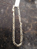 Figaro Bracelet - Yellow Gold 10k (.417) 3 grams 8 inch