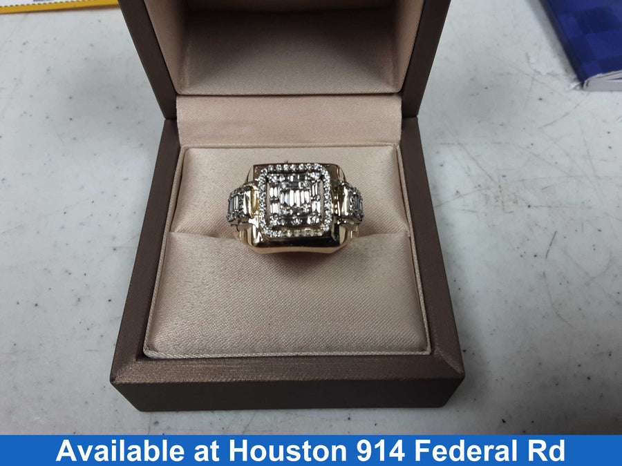 Men's Ring - Yellow Gold 10k (.417) 8.5 grams Size 11